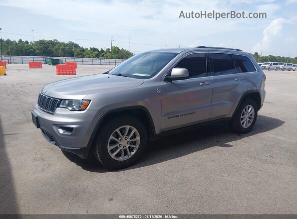 1C4RJFAG4MC725818 2021 JEEP GRAND CHEROKEE Silver Առջևի ձախ երեք քառորդ տեսարան