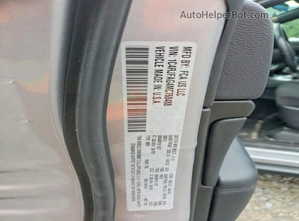 1C4RJFAG4MC768488 2021 JEEP GRAND Silver Вид підкапотного простору