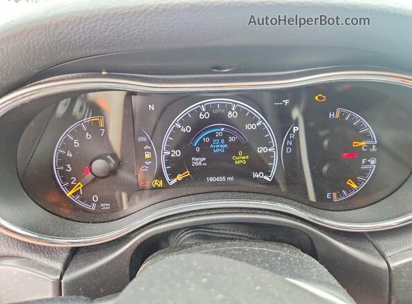 1C4RJFAG5JC335967 2018 JEEP GRAND Silver Instrument cluster view