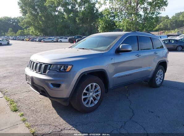 1C4RJFAG5MC699455 2021 JEEP GRAND CHEROKEE Silver Передня ліва чверть