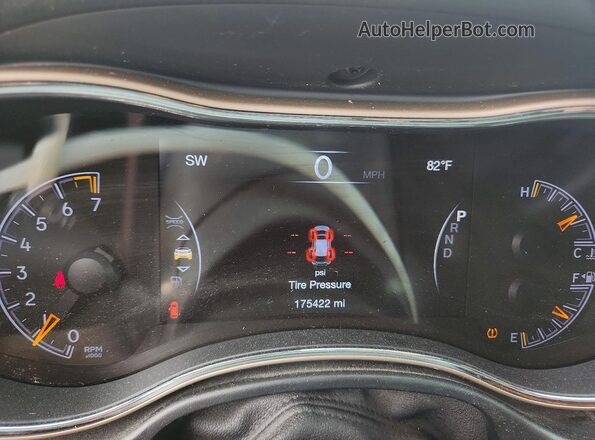 1C4RJFAG6GC405856 2016 JEEP GRAND Белый Вид щитка приборов