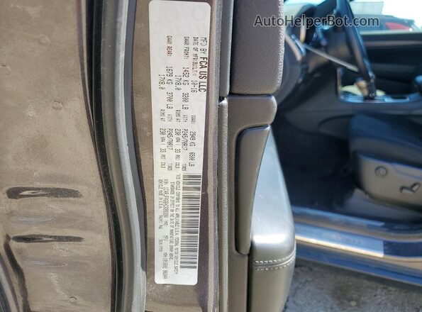 1C4RJFAG6HC699390 2017 JEEP GRAND Gray Vista de la etiqueta del VIN