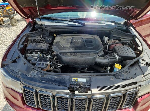 1C4RJFAG6HC706550 2017 JEEP GRAND Maroon Vista del compartimento del motor