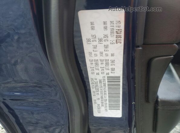 1C4RJFAG6JC295706 2018 JEEP GRAND Blue VIN sticker view
