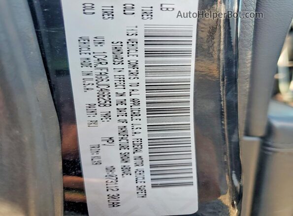 1C4RJFAG6JC466258 2018 JEEP GRAND Black VIN კოდის სტიკერის ხედი