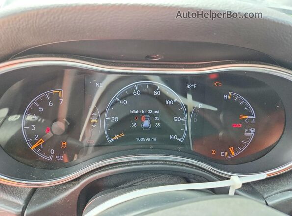 1C4RJFAG6JC466258 2018 JEEP GRAND Black ხელსაწყოთა პანელის ხედი