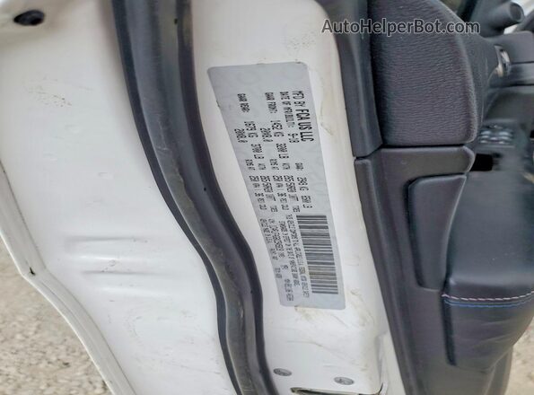 1C4RJFAG6KC545818 2019 JEEP GRAND White VIN კოდის სტიკერის ხედი