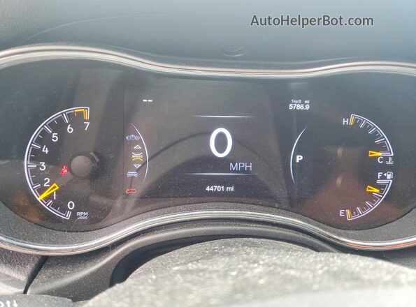 1C4RJFAG6KC567284 2019 JEEP GRAND Gray Instrument cluster view