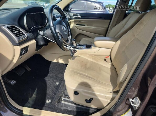 1C4RJFAG6LC383299 2020 JEEP GRAND Brown Front interior view
