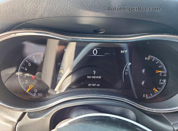 1C4RJFAG6MC612842 2021 JEEP GRAND White Instrument cluster view
