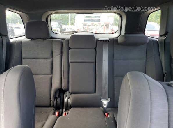1C4RJFAG7GC378389 2016 JEEP GRAND Red Rear seats view