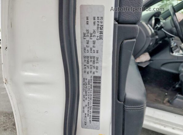 1C4RJFAG7JC360370 2018 JEEP GRAND White Widok naklejki z numerem VIN