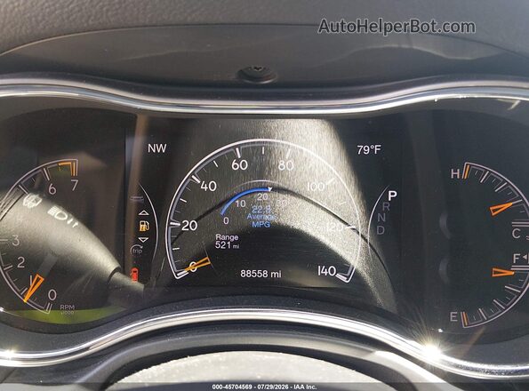 1C4RJFAG7KC803859 2019 JEEP GRAND CHEROKEE White Հետևի նստատեղերի տեսք