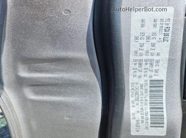 1C4RJFAG8GC379583 2016 JEEP GRAND Silver VIN կոդի պիտակի տեսք