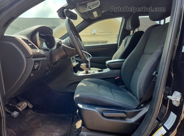 1C4RJFAG8HC729618 2017 JEEP GRAND Black წინა სალონის ხედი