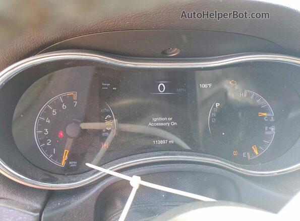 1C4RJFAG8HC905986 2017 JEEP GRAND Бордовый Вид щитка приборов