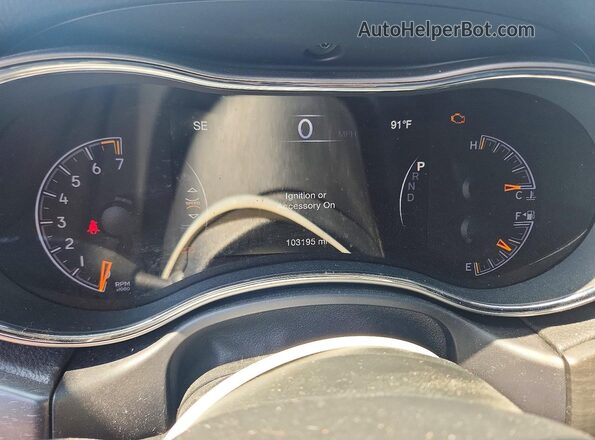 1C4RJFAG8JC319813 2018 JEEP GRAND Black ხელსაწყოთა პანელის ხედი