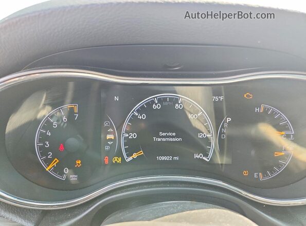 1C4RJFAG8KC528535 2019 JEEP GRAND White Вид щитка приладів