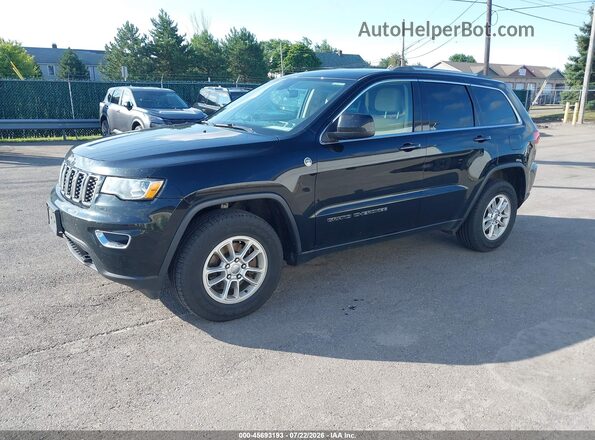 1C4RJFAG8KC836952 2019 JEEP GRAND CHEROKEE Black წინა მარცხენა ხედი სამი მეოთხედიდან