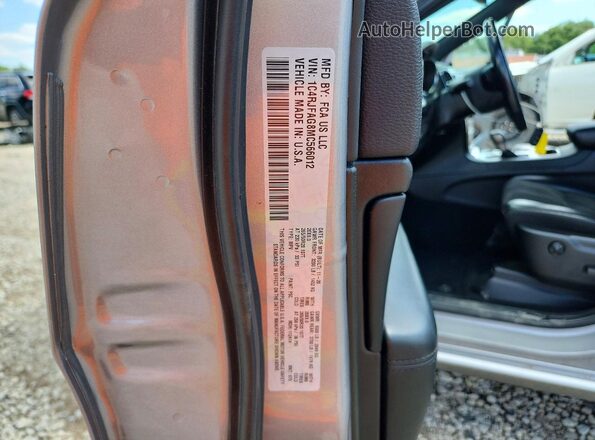 1C4RJFAG8MC566012 2021 JEEP GRAND Silver VIN კოდის სტიკერის ხედი