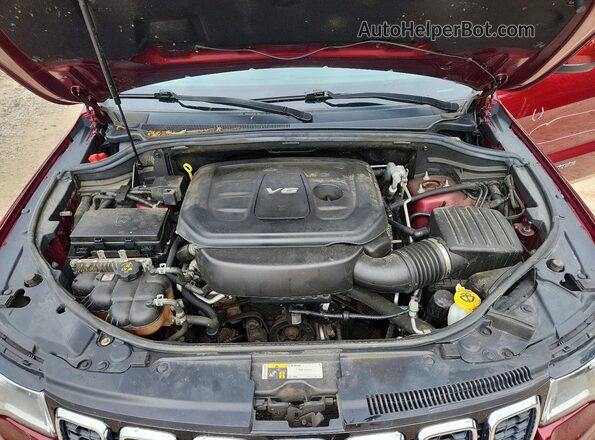 1C4RJFAG9JC174622 2018 JEEP GRAND Burgundy ძრავის განყოფილების ხედი