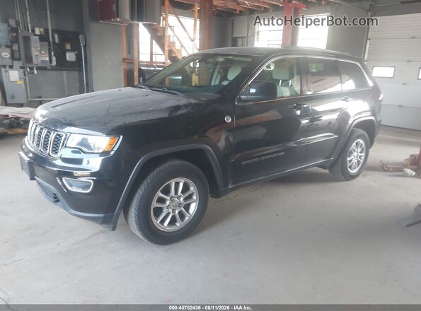 1C4RJFAG9JC405244 2018 JEEP GRAND CHEROKEE Black Առջևի ձախ երեք քառորդ տեսարան