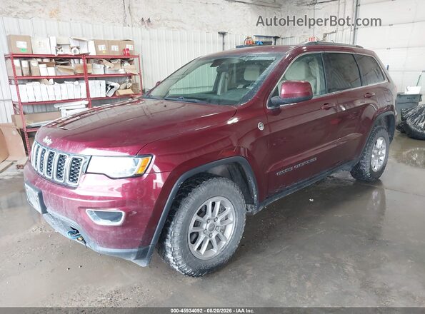 1C4RJFAG9KC772307 2019 JEEP GRAND CHEROKEE Burgundy Առջևի ձախ երեք քառորդ տեսարան
