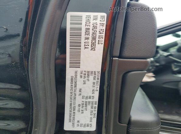 1C4RJFAG9MC565242 2021 JEEP CHEROKEE Black Widok naklejki z numerem VIN