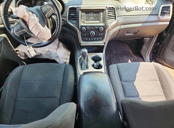 1C4RJFAGXGC332782 2016 JEEP GRAND Blue Вид панелі приладів