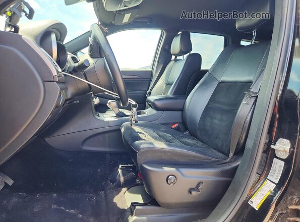 1C4RJFAGXHC938360 2017 JEEP GRAND Black წინა სალონის ხედი