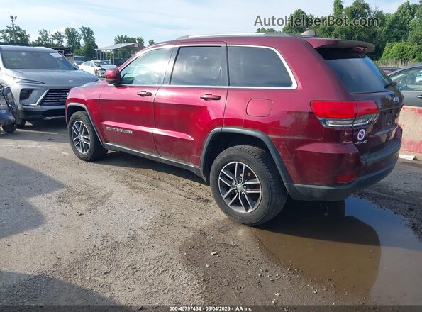 1C4RJFAGXJC197777 2018 JEEP GRAND CHEROKEE Бордовый Задняя левая четверть