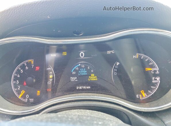 1C4RJFAGXJC364722 2018 JEEP GRAND Черный Вид щитка приборов