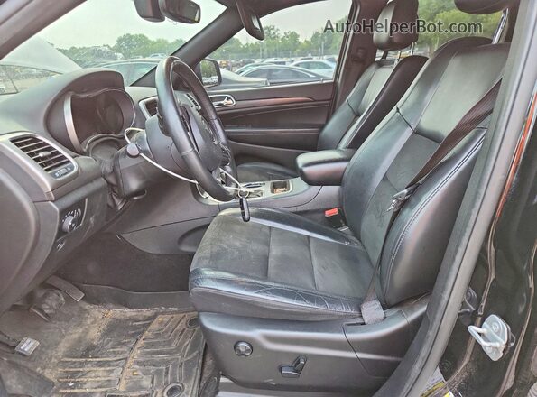 1C4RJFAGXJC377468 2018 JEEP GRAND Black წინა სალონის ხედი