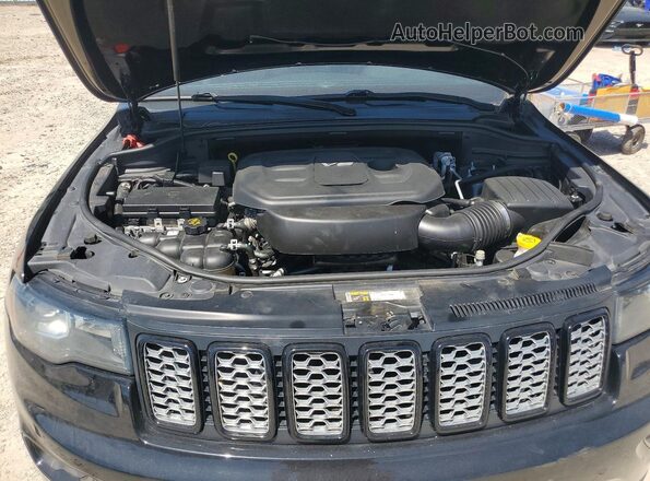 1C4RJFAGXJC492006 2018 JEEP GRAND Black Vista del compartimento del motor