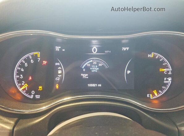 1C4RJFAGXKC561729 2019 JEEP GRAND Silver Սարքավորումների վահանակի տեսք