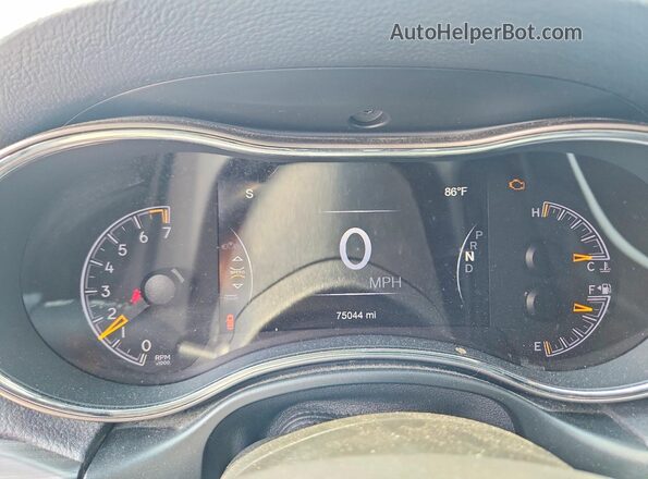 1C4RJFAGXKC785857 2019 JEEP GRAND Gray ხელსაწყოთა პანელის ხედი