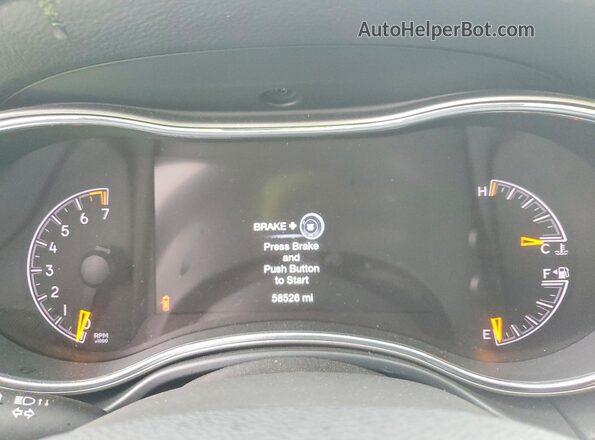 1C4RJFAGXLC333411 2020 JEEP GRAND Charcoal Instrument cluster view
