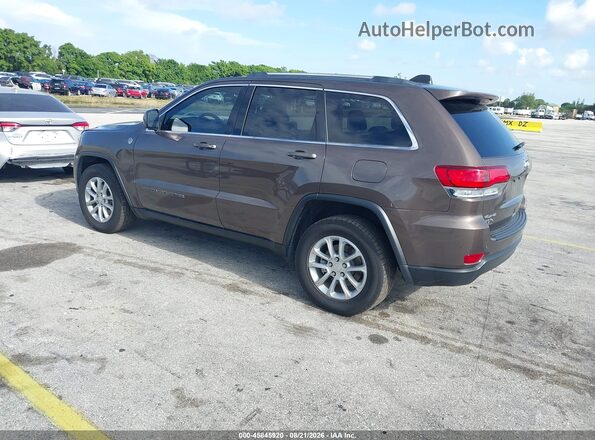 1C4RJFAGXMC678620 2021 JEEP GRAND CHEROKEE Brown Trasero izquierdo