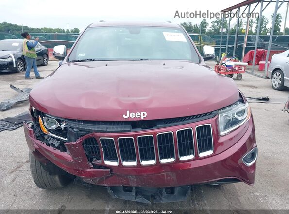 1C4RJFBG0GC334362 2016 JEEP GRAND CHEROKEE Red Widok z przodu