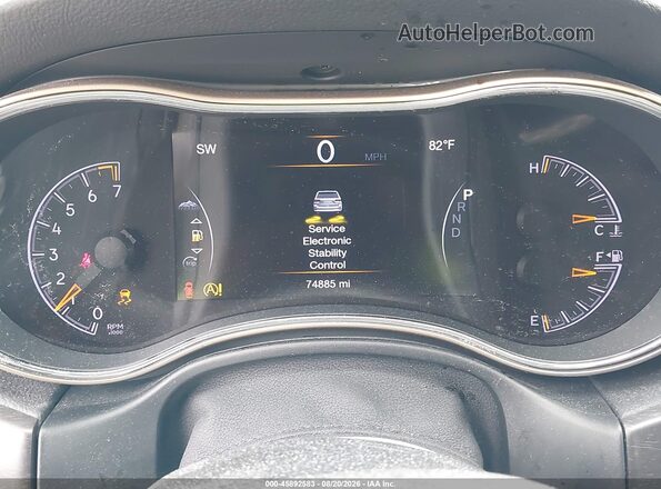 1C4RJFBG0GC334362 2016 JEEP GRAND CHEROKEE Red Widok tylnych siedzeń