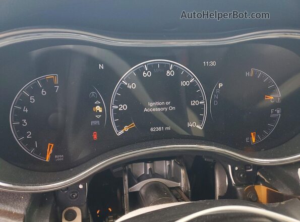 1C4RJFBG0JC426711 2018 JEEP GRAND Белый Вид щитка приборов