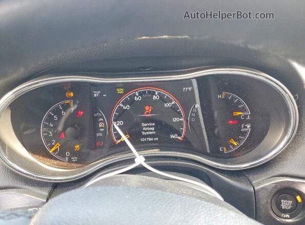 1C4RJFBG0JC510012 2018 JEEP GRAND Gray Widok zestawu wskaźników