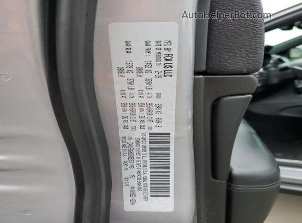 1C4RJFBG0KC689153 2019 JEEP GRAND Gray VIN կոդի պիտակի տեսք