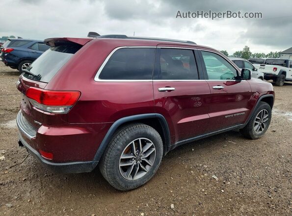 1C4RJFBG0KC810022 2019 JEEP GRAND Maroon Trasero derecho