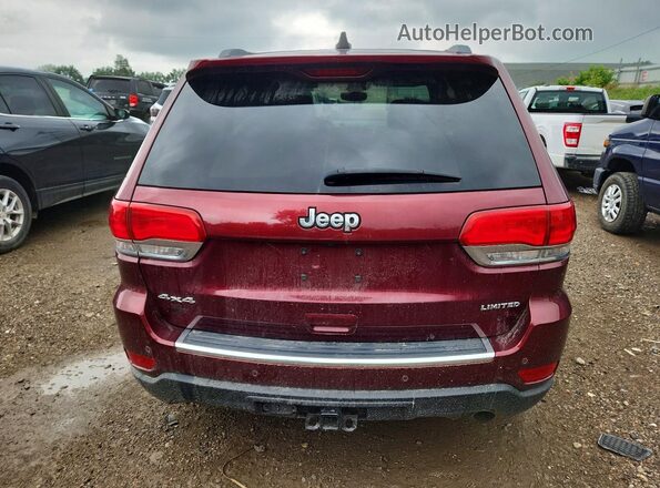 1C4RJFBG0KC810022 2019 JEEP GRAND Maroon Vista trasera