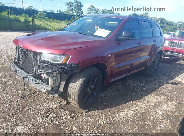 1C4RJFBG0MC652106 2021 JEEP GRAND CHEROKEE Red Przód lewy
