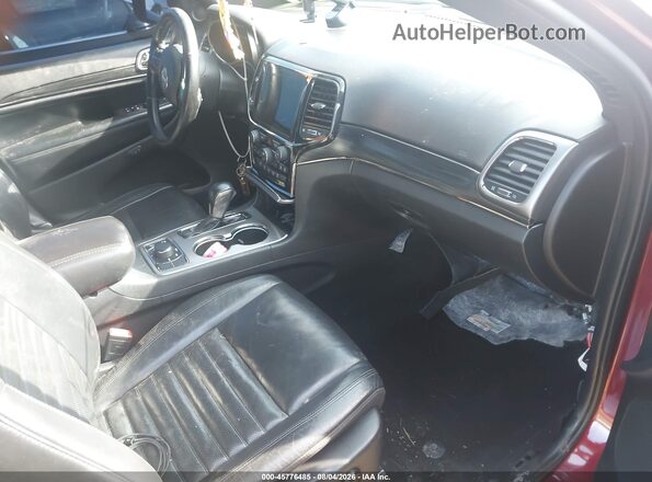 1C4RJFBG0MC652106 2021 JEEP GRAND CHEROKEE Red Widok wnętrza z przodu