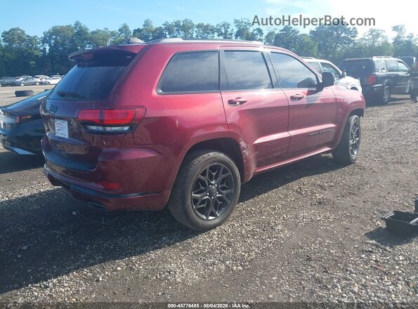 1C4RJFBG0MC652106 2021 JEEP GRAND CHEROKEE Red Tył prawy