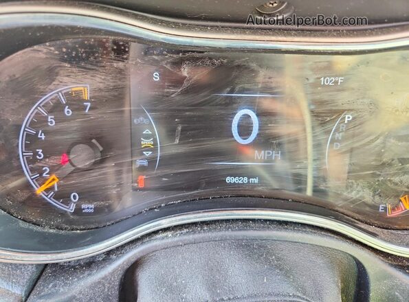 1C4RJFBG1JC200550 2018 JEEP GRAND Gray Սարքավորումների վահանակի տեսք