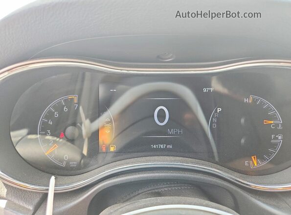 1C4RJFBG1JC410047 2018 JEEP GRAND White Instrument cluster view